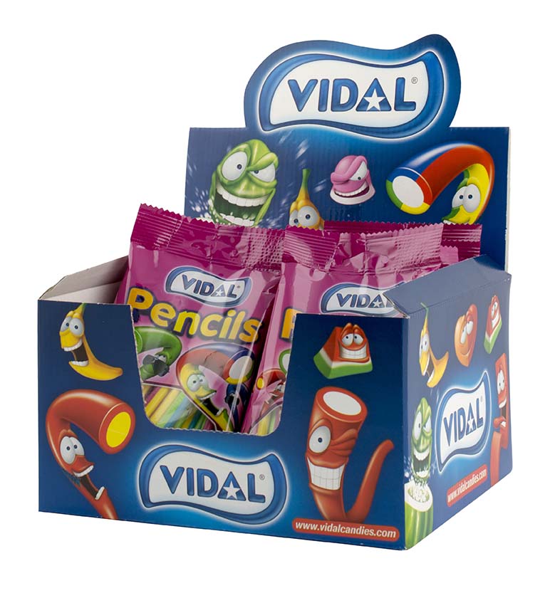 VIDAL multicolor sladký pelendrek 75g (18ks)