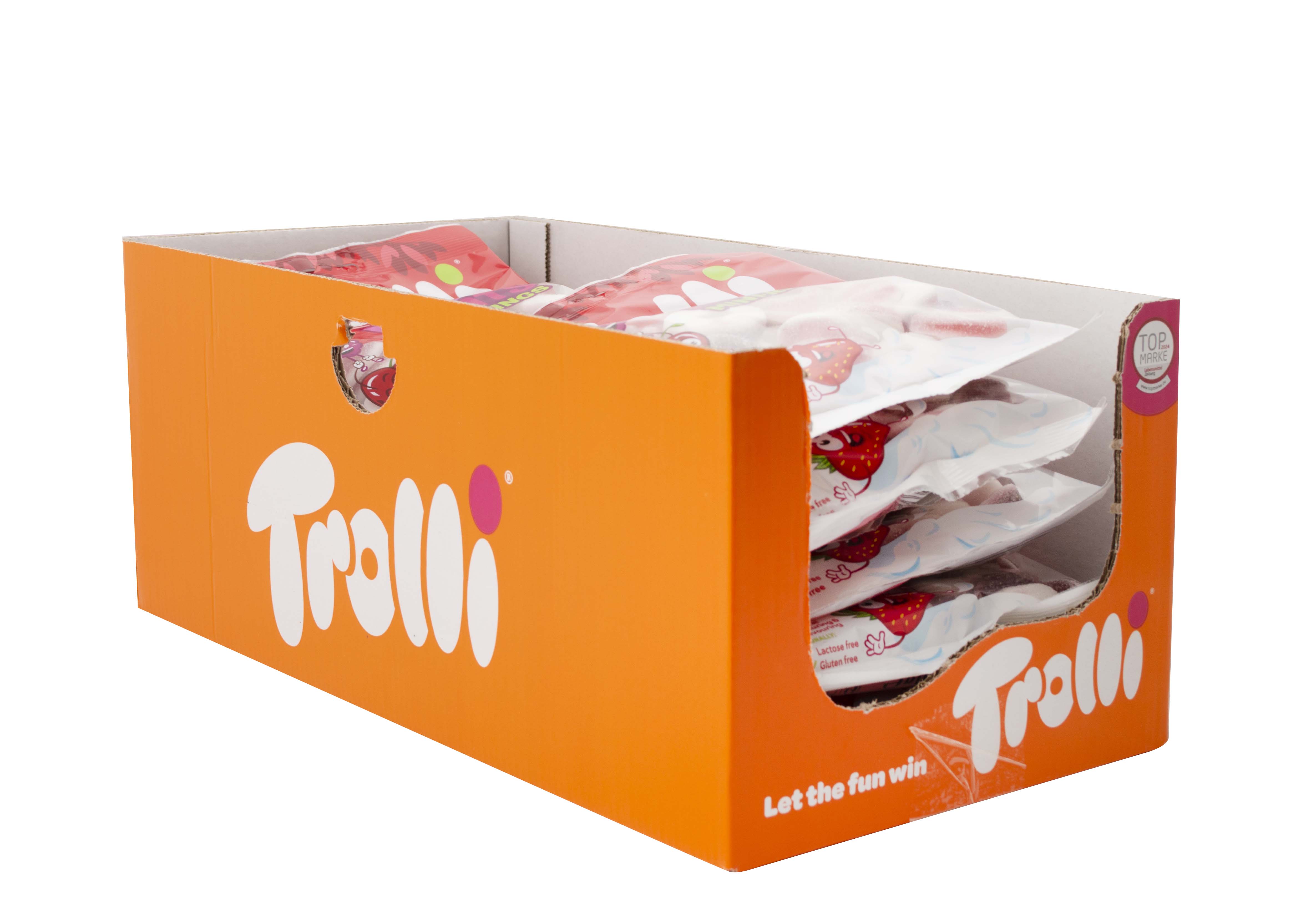 Trolli Red Fruit Mini-rings želé 200g