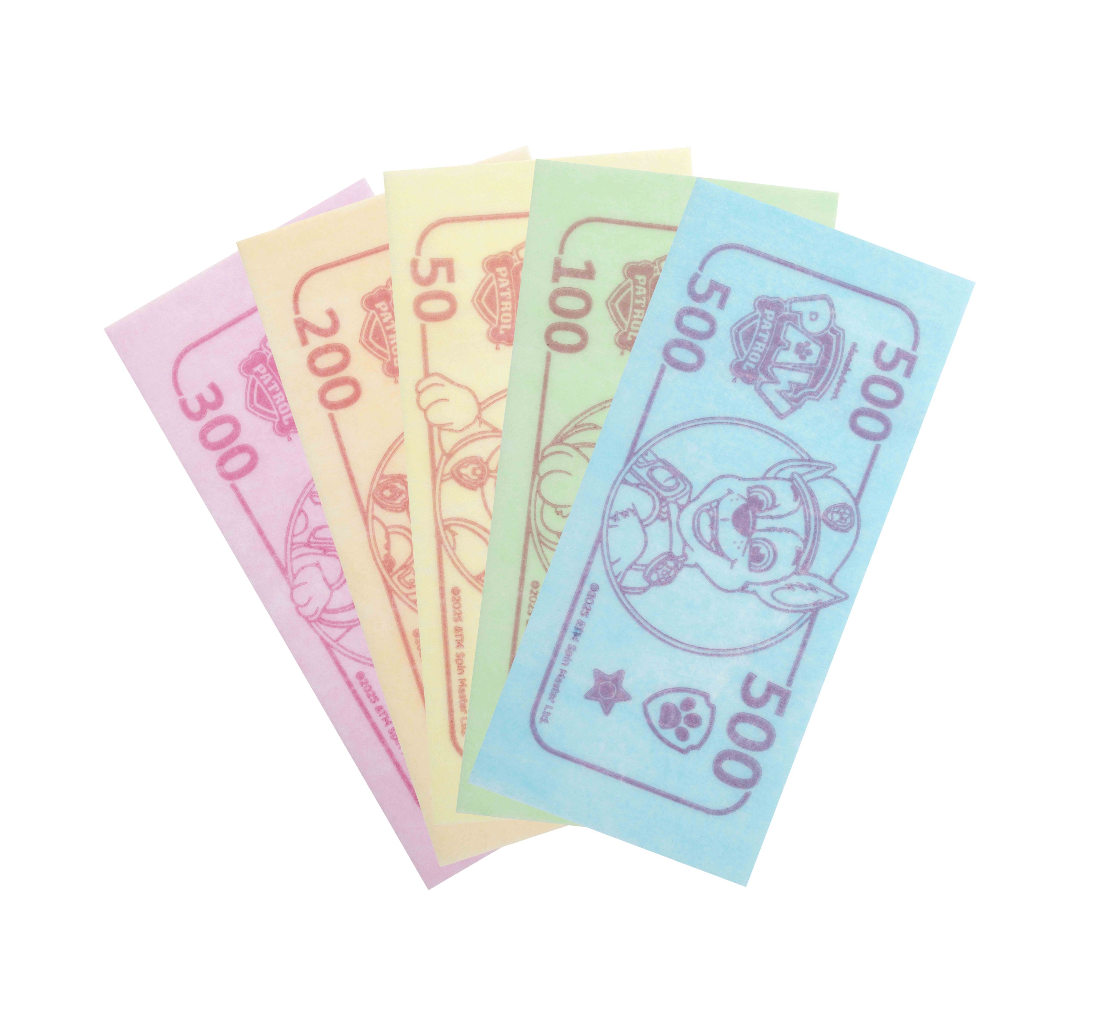 Paw Patrol Candy Money jedný papier 10g