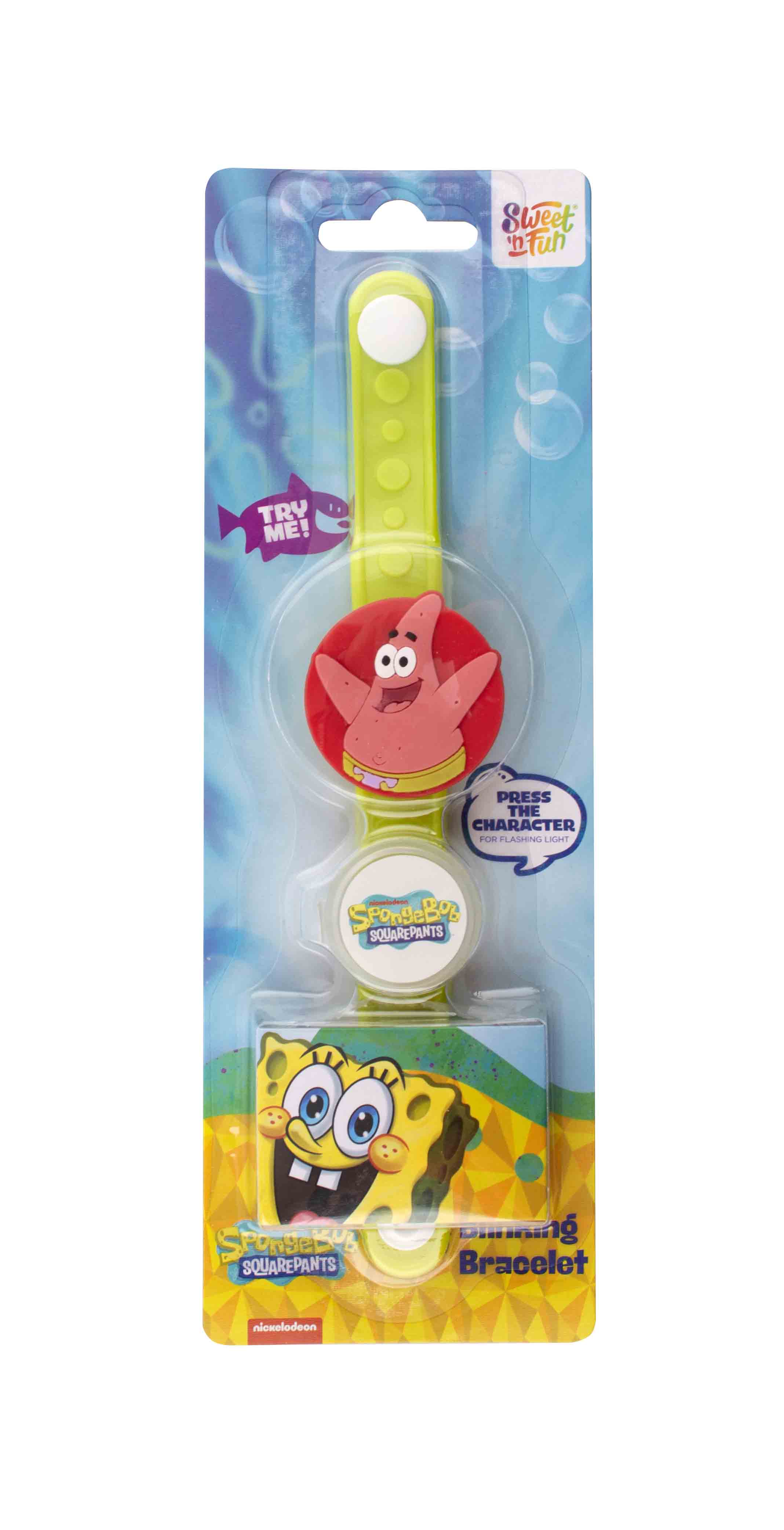 Sponge Bob svietiace hodinky s cukr.10g 