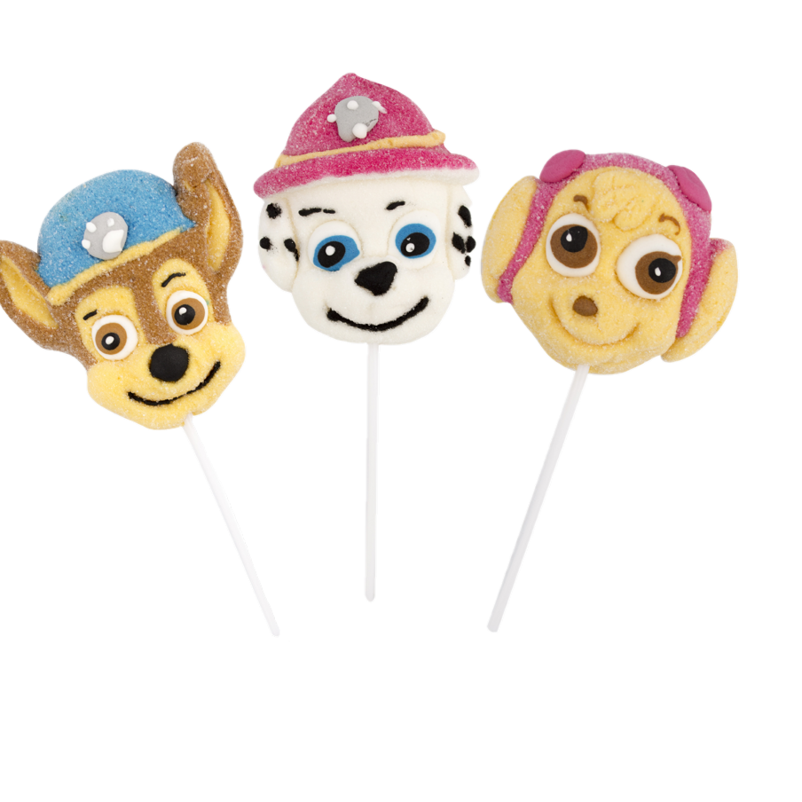 Paw Patrol Mallow Pop lízanka 45 g x 12 ks