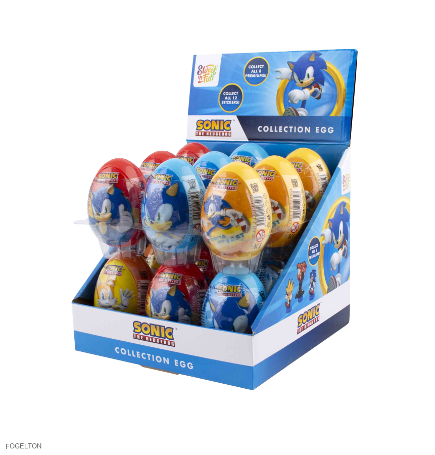 Sonic Eggs s cukríkmi 10g