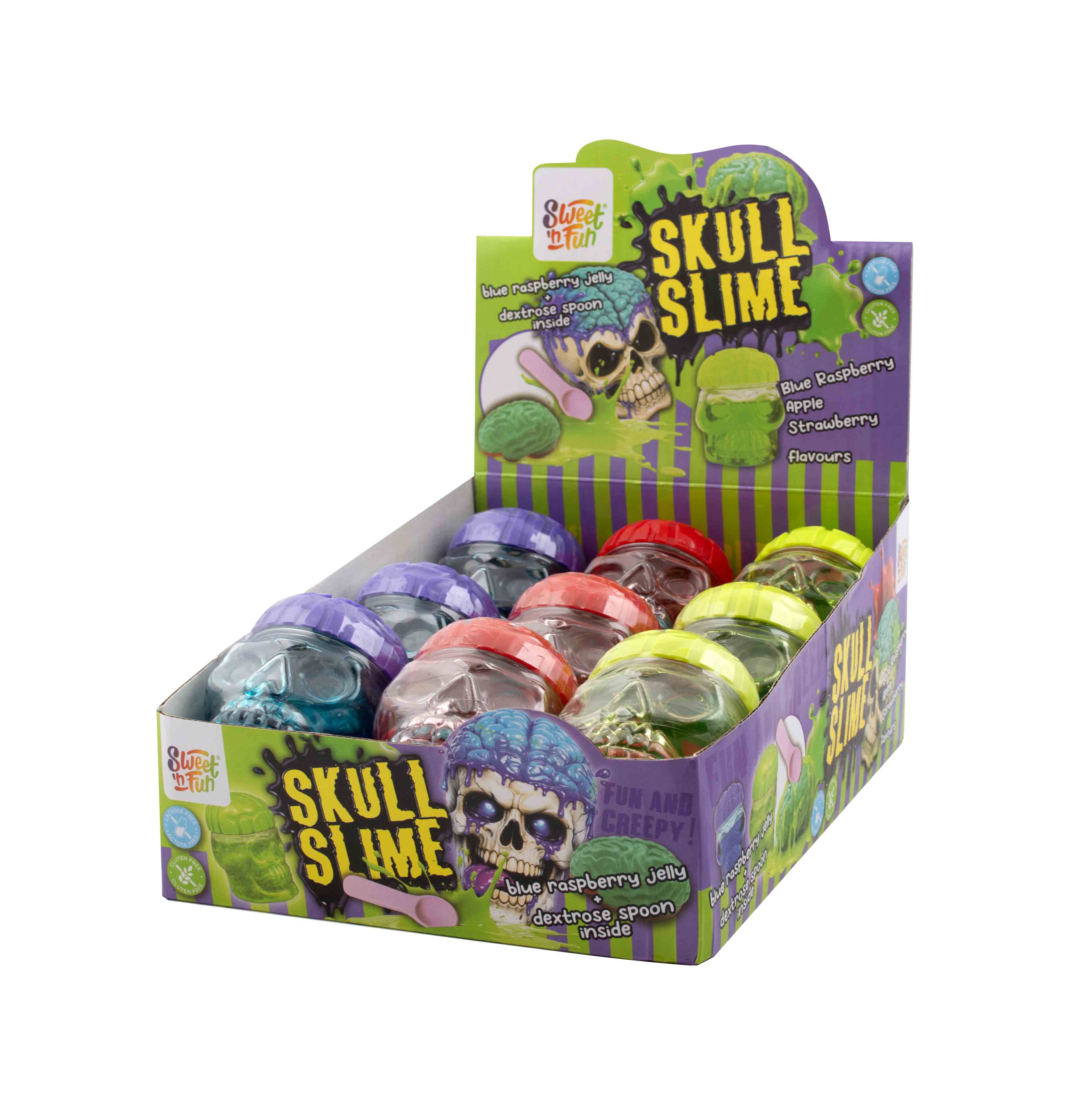 Skull Slime3v1 želé, sliz, cukrík 100g