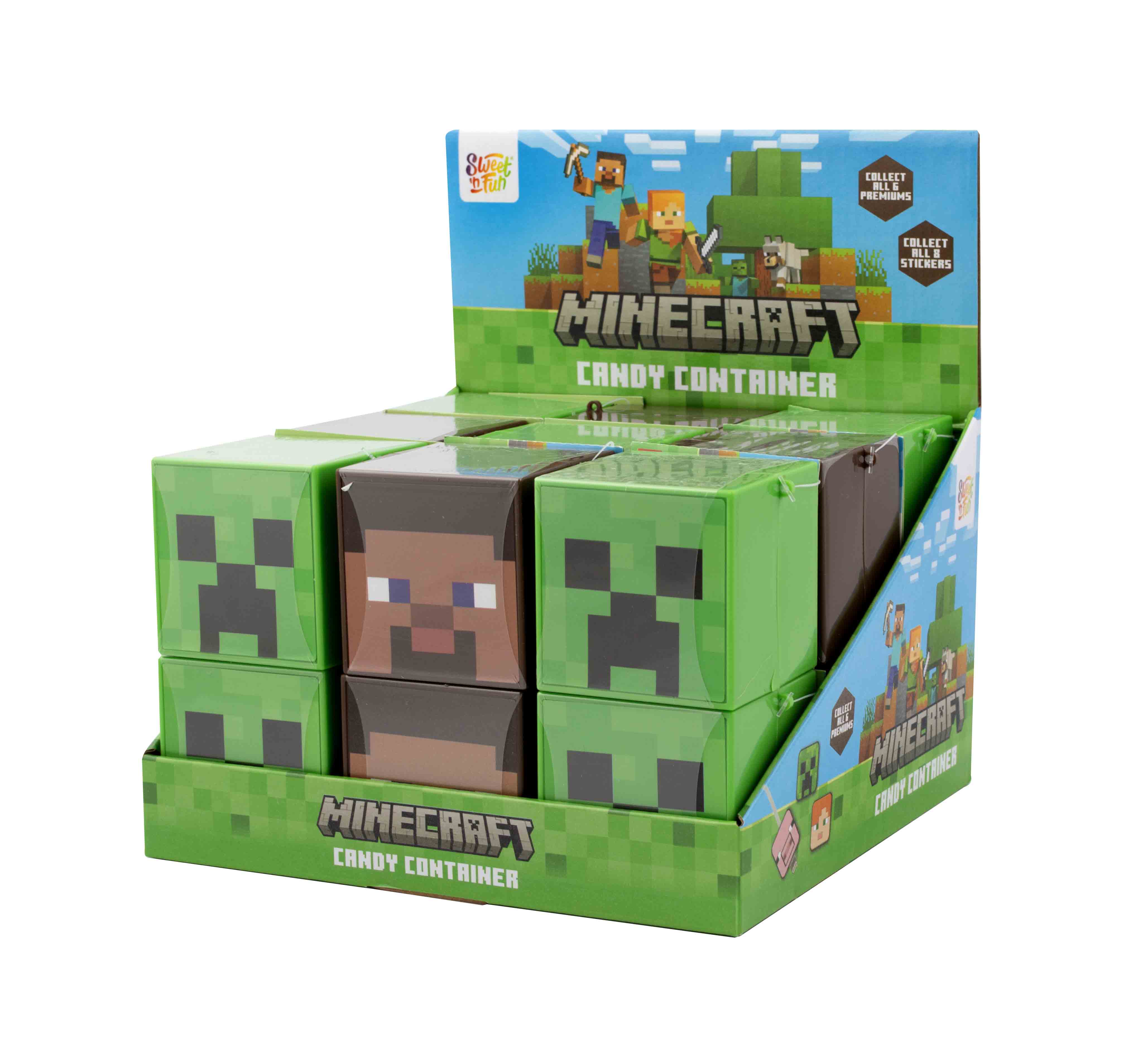 Minecraft Candy Container s cukr. 10g