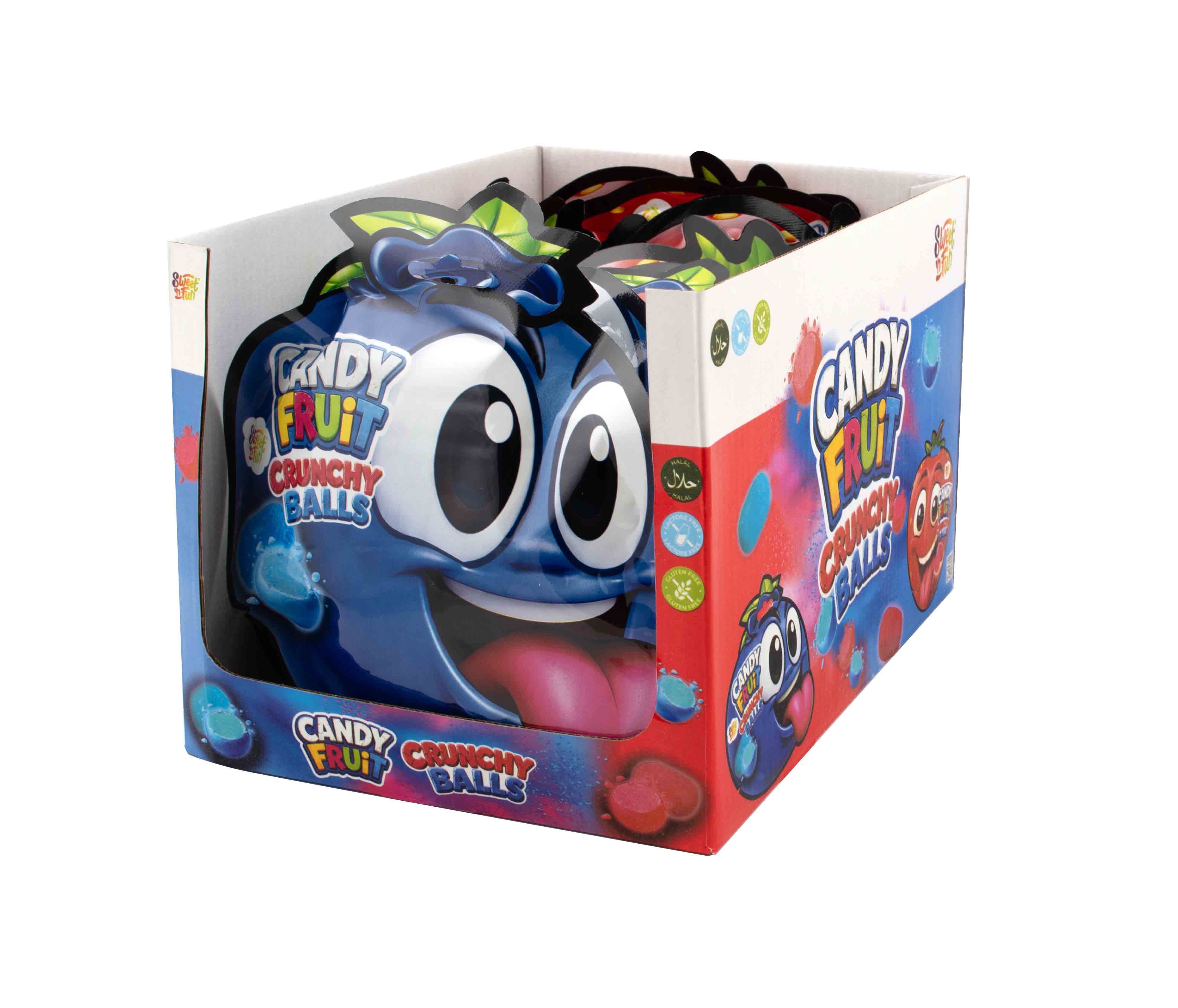 Candy Fruit Crunchy Balls cukríky 50g