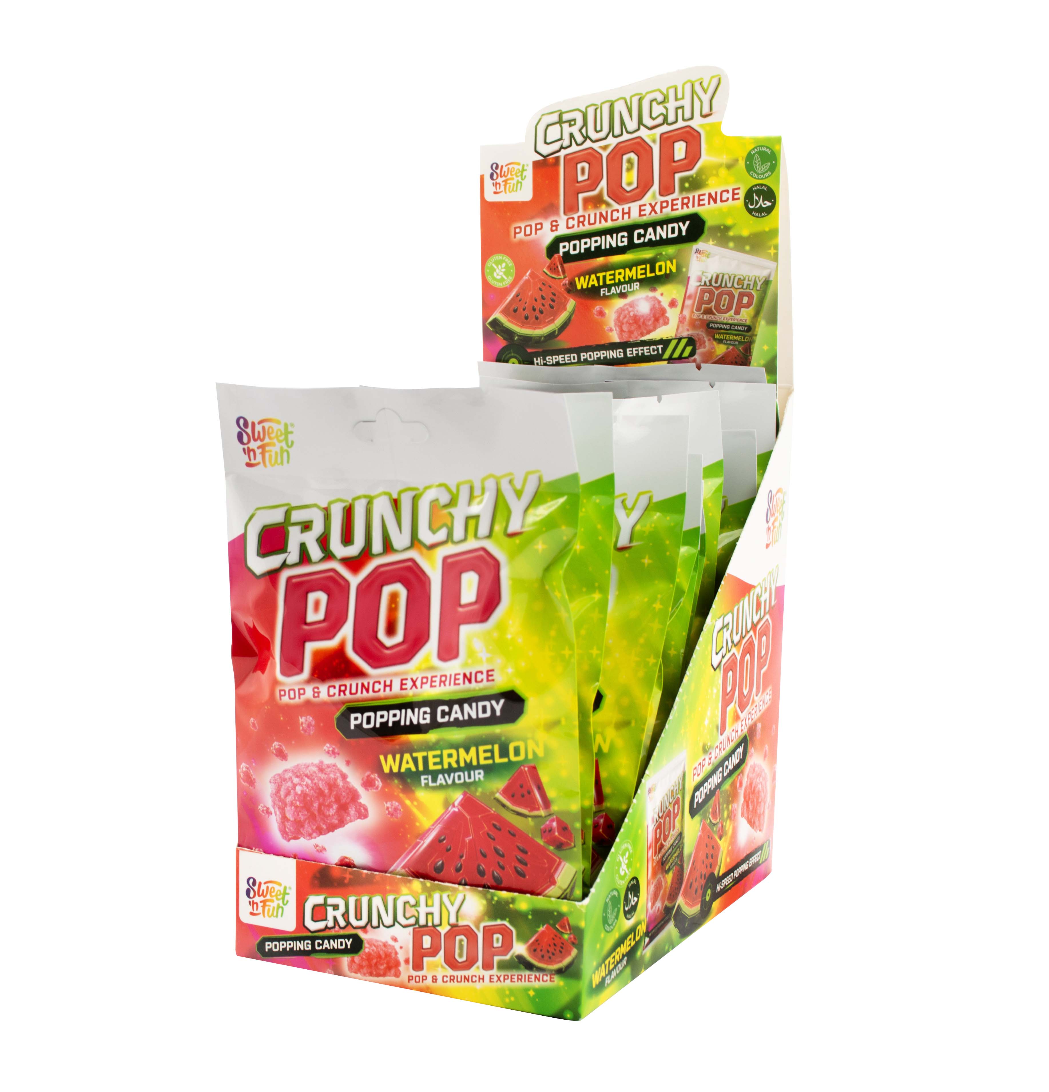 Crunchy Pop práskacie cukríky 13g