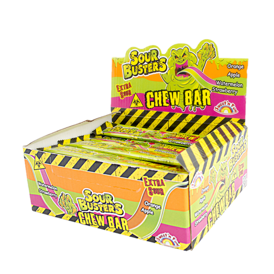 Sour Busters Chew Bar  20g x 48 ks