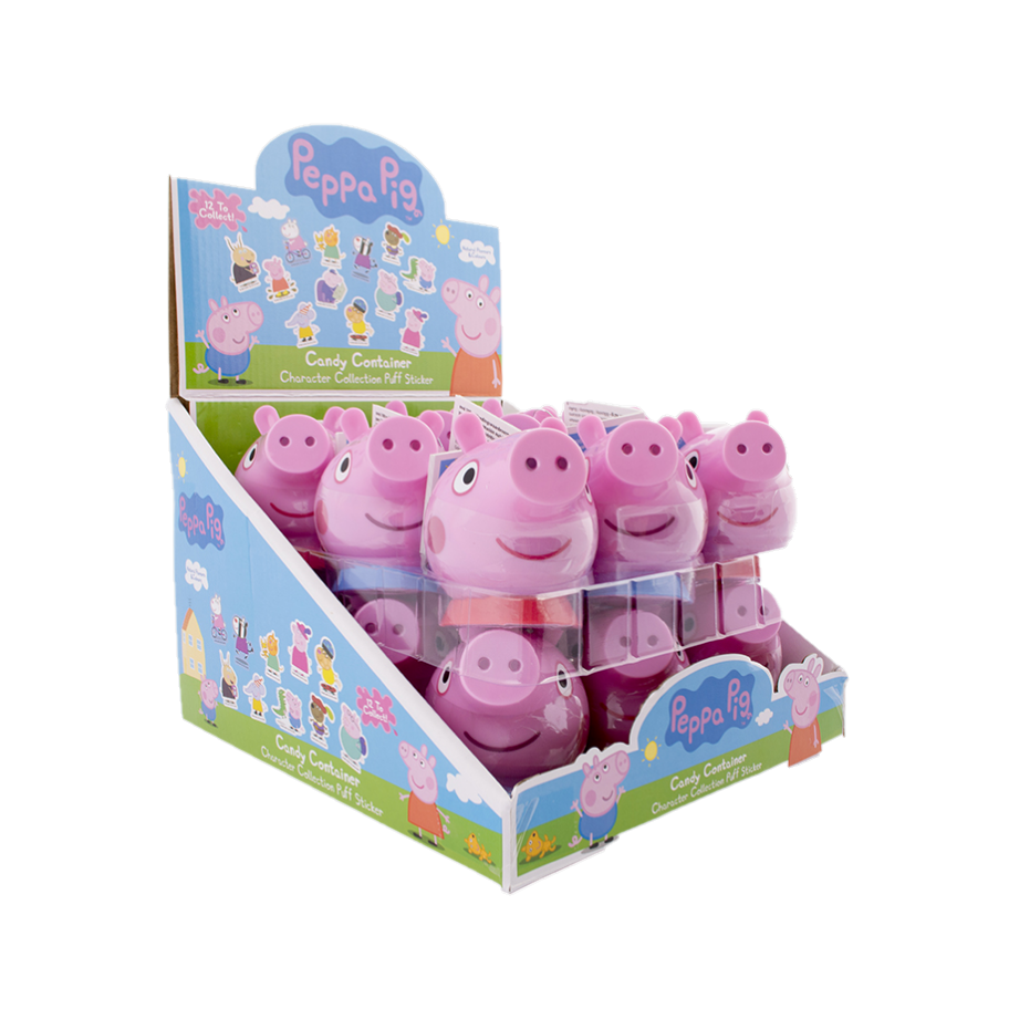 Peppa Pig container s cukríkmi 10g (18 ks)
