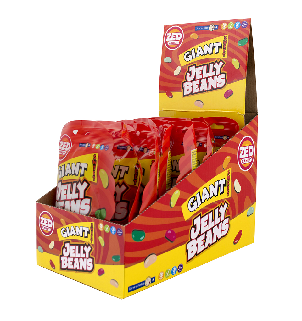 ZED Giant Jelly Beans dražované cukríky 60g (16ks)