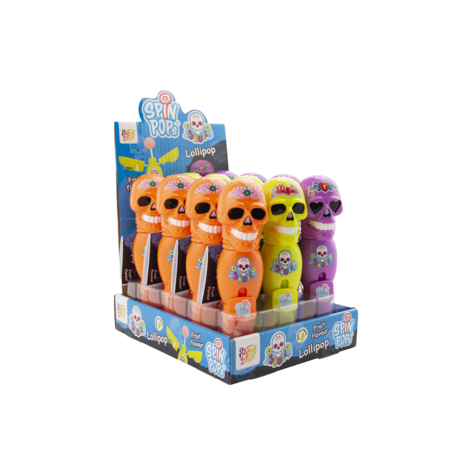 Skull Spin lízanka 8 g x 12ks