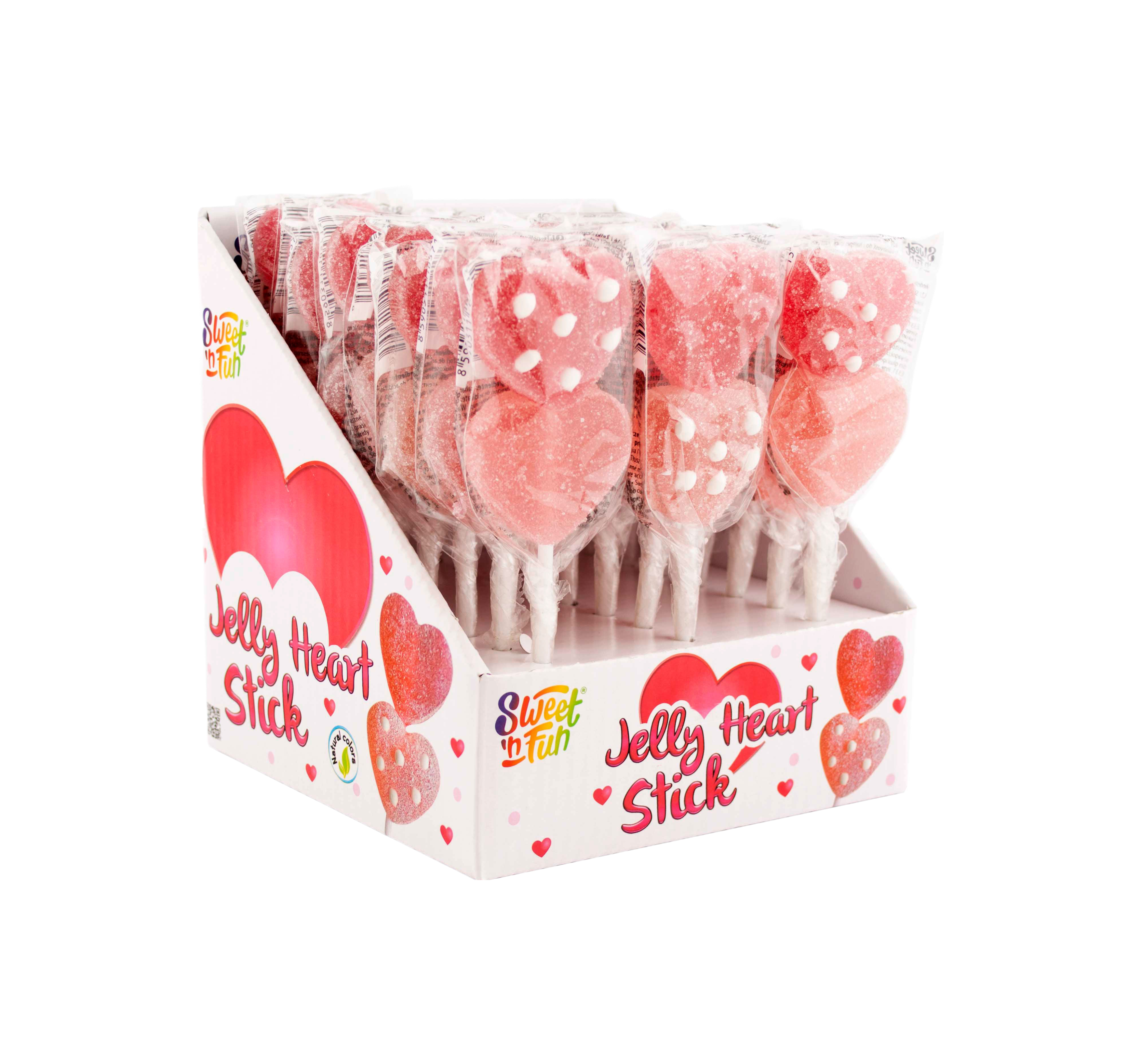 Jelly hearts stick želé lízanka 30 g