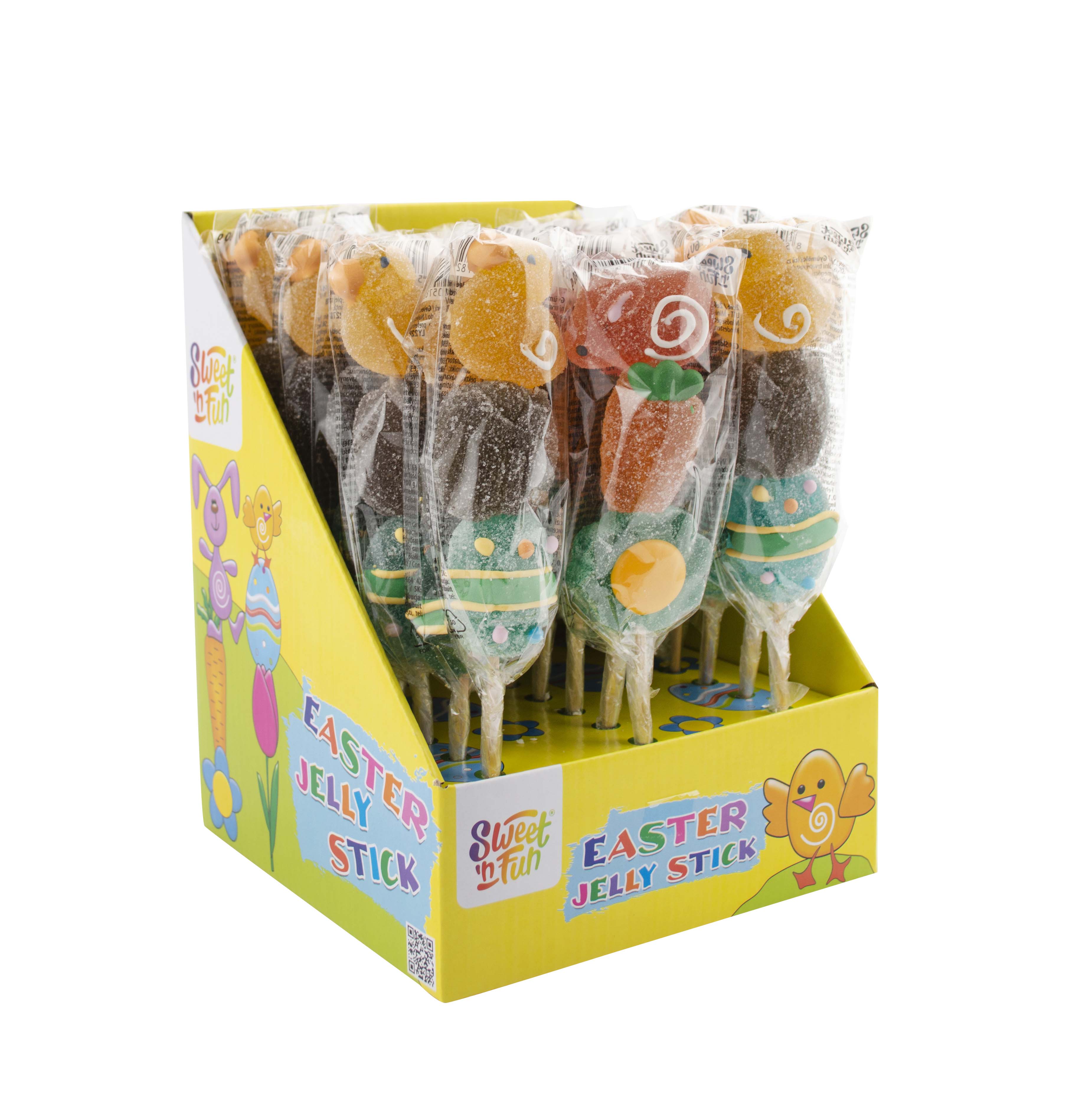 Easter Jelly Sticks lízanka 60g x 24 ks