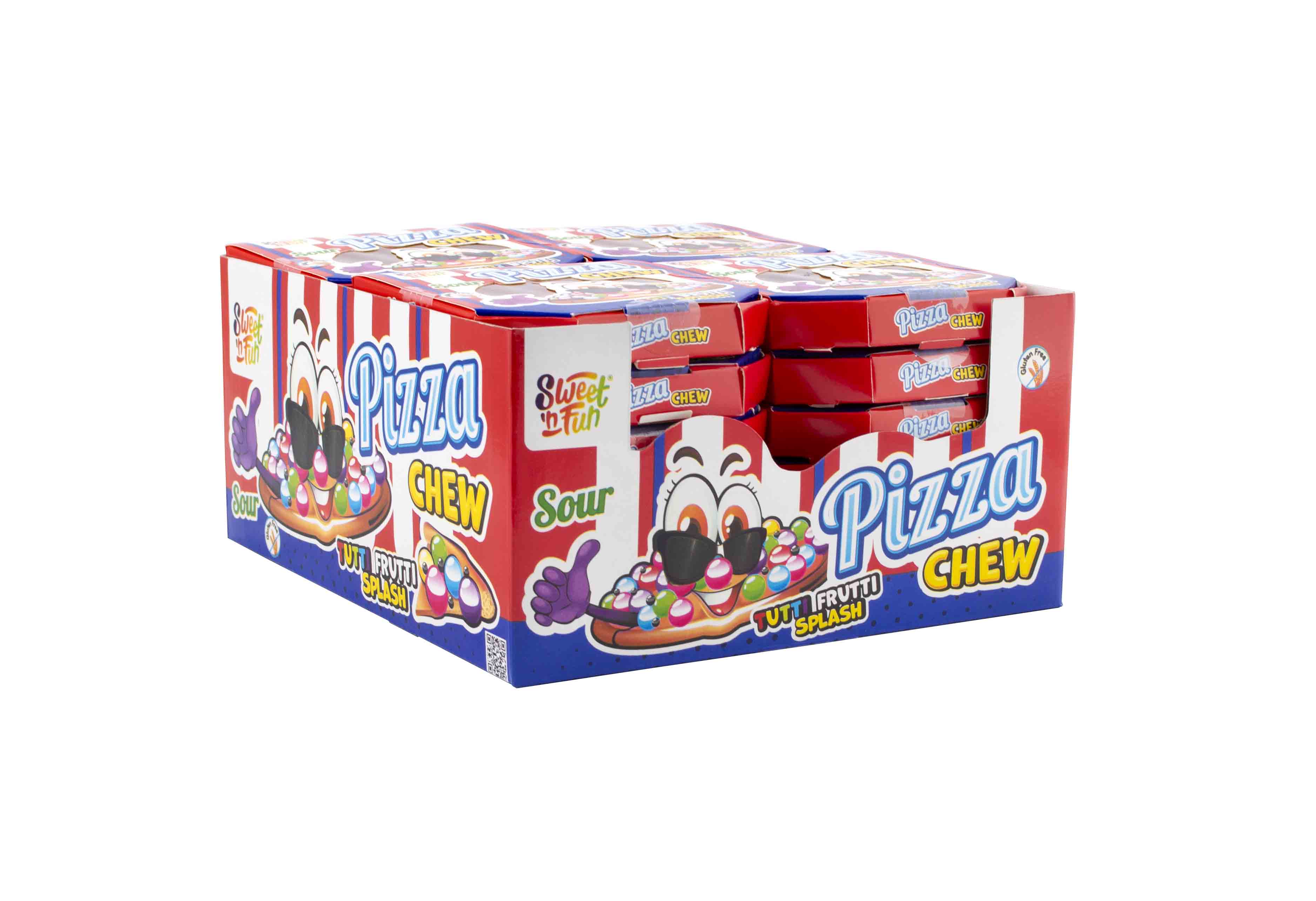 Pizza chew  tutti frutti splash cukríky 25g