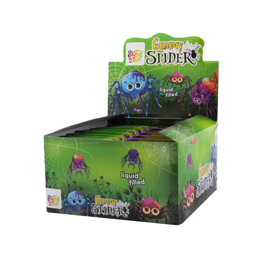 Gummy spider želé s plnkou 45g x 16 ks
