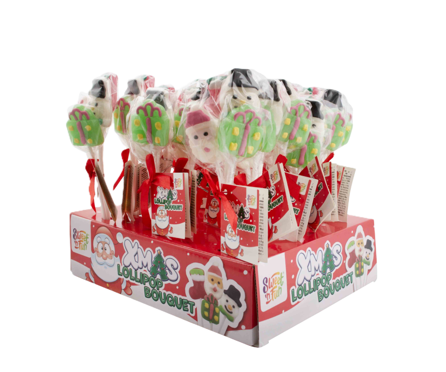 Xmas Lollipop Bouquet 4x10g