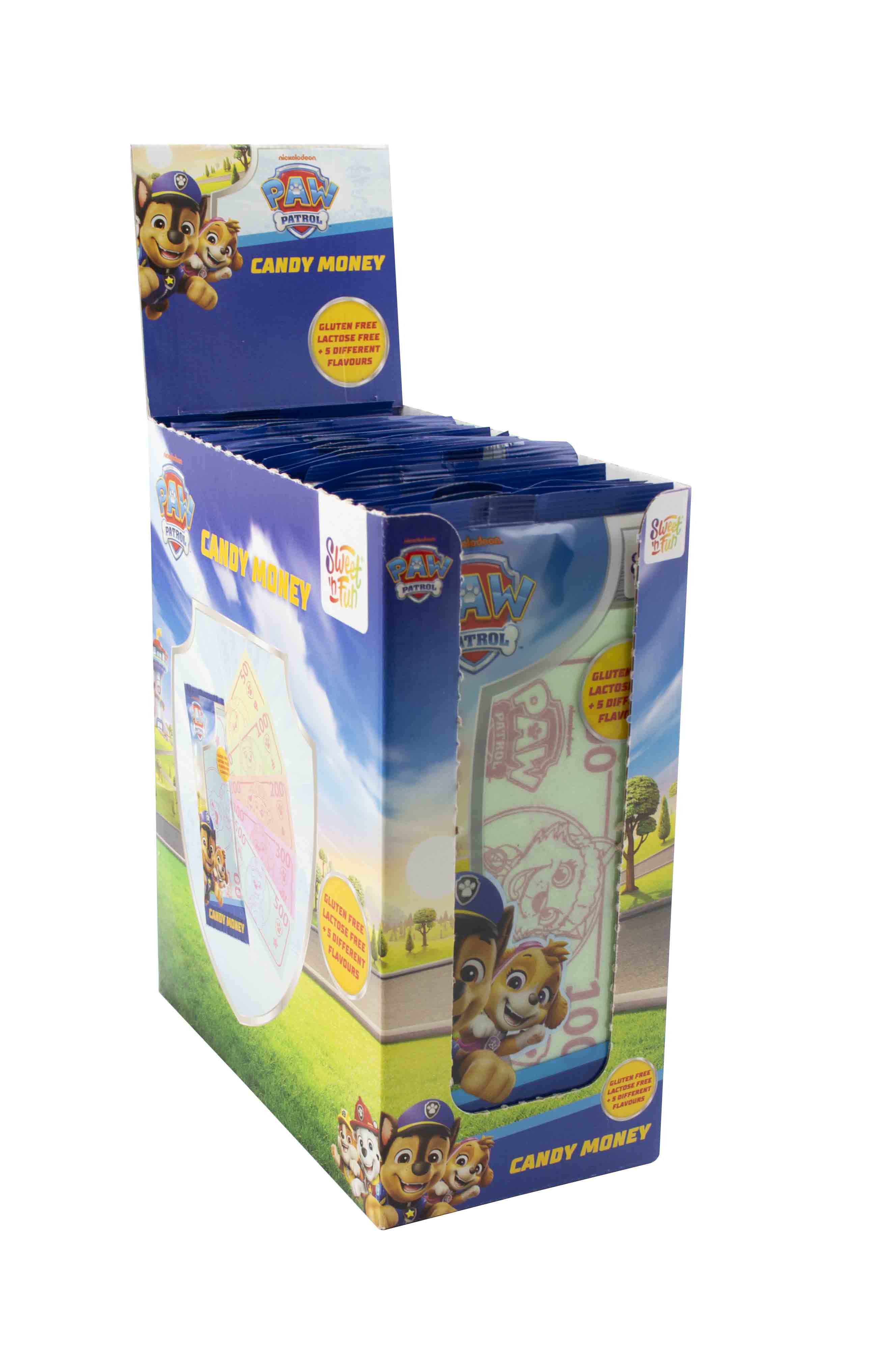 Paw Patrol Candy Money jedný papier 10g