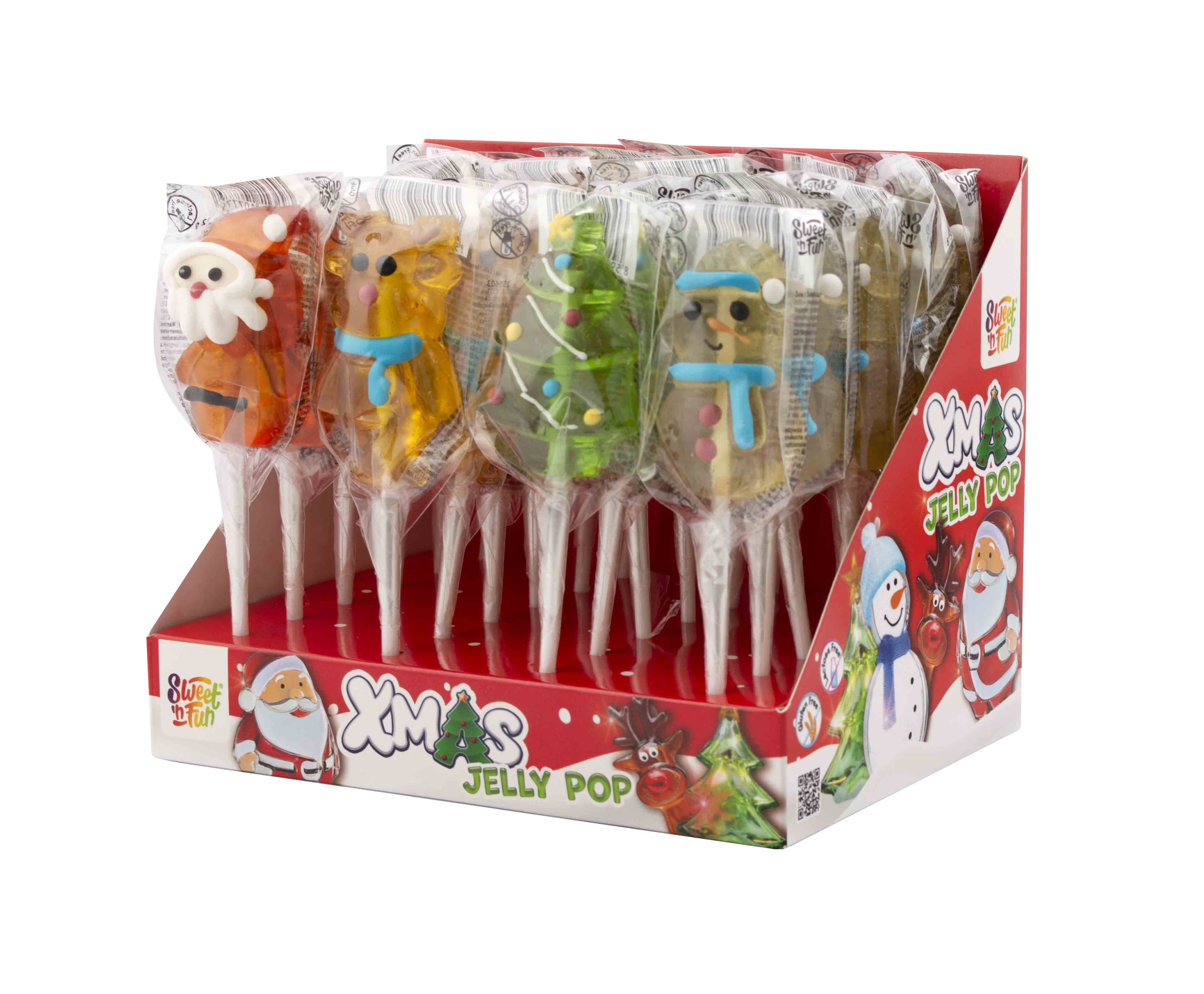Xmas Jelly Pop 22g x 24 ks
