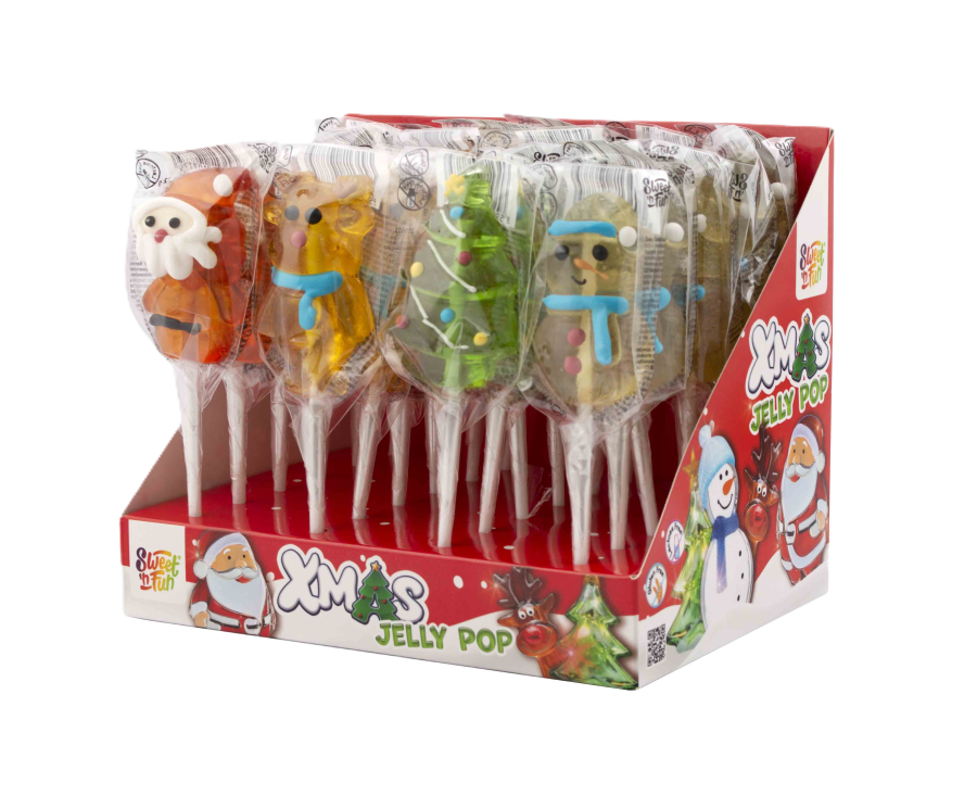 Xmas Jelly Pop 22g x 24 ks