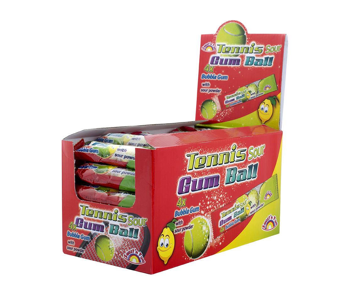 Tennis 4 ks žuvačky 20g x 48ks